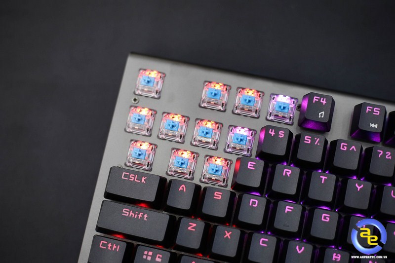 Geezer GS2 RGB sử dụng switch Huano