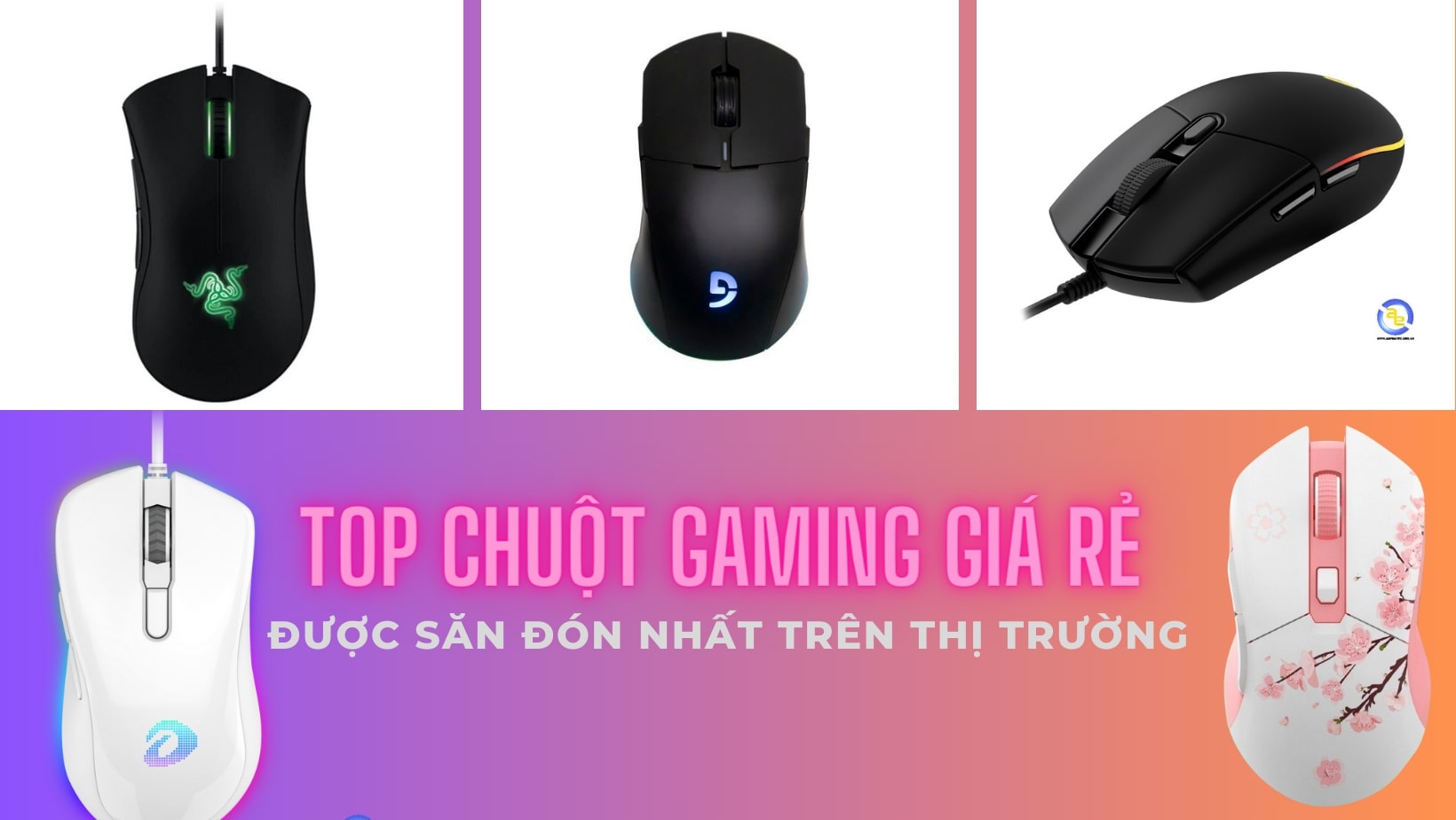 TOP chuột gaming giá rẻ được săn đón nhất trên thị trường