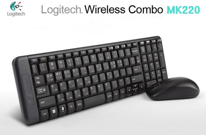 Bộ bàn phím và chuột Logitech Wireless Combo MK220
