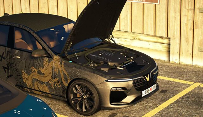 Xuất hiện xe ô tô VinFast trong GTA V do một game thủ Việt phát triển