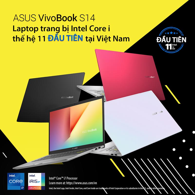 ASUS KHỞI MÀN VIVOBOOK S14, LAPTOP ĐẦU TIÊN TẠI VIỆT NAM SỞ HỮU CPU INTEL CORE I THÊ HỆ 11 TIGER LAKE