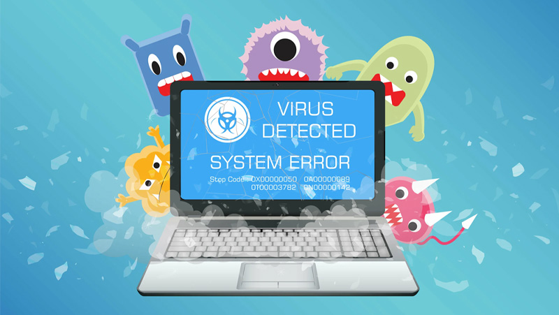 Virus & malware có thấy làm cho máy tính đang chạy tự nhiên tắt nguồn