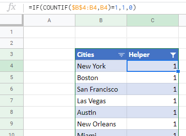 2503 cach loc du lieu trung trong excel va google sheets14