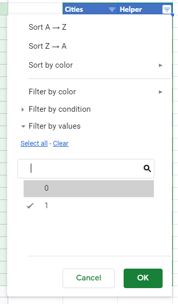 2503 cach loc du lieu trung trong excel va google sheets16